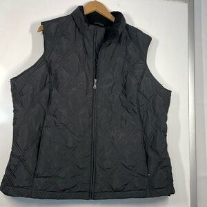 Eddie Bauer goose down vest, women’s XXL